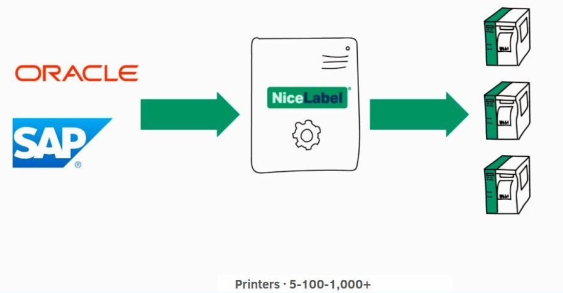 NiceLabel LMS Enterprise 整合 SAP , Oracle ERP