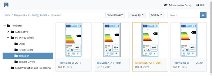 starter easy label design