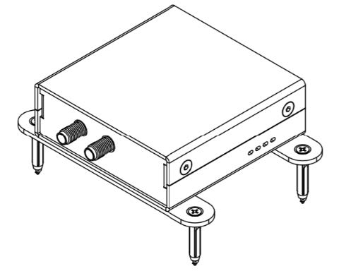 AR10 UHF RFID Reader 3D 立體圖