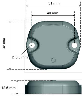 RA750M UHF RFID 標籤 尺寸