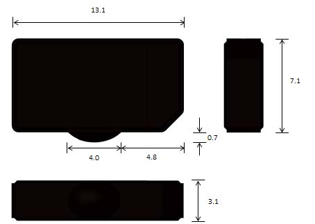 RC400MH 小尺寸 耐高溫 遠讀距 高性能 UHF RFID 標籤